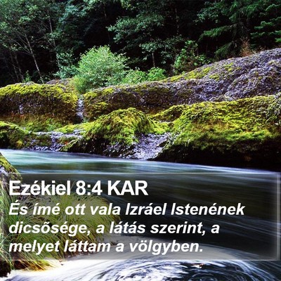Ezékiel 8:4 KAR Bible Verse Image