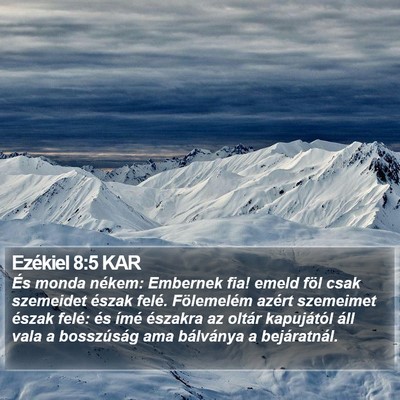 Ezékiel 8:5 KAR Bible Verse Image
