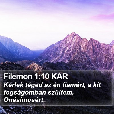 Filemon 1:10 KAR Bible Verse Image