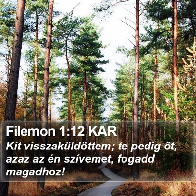 Filemon 1:12 KAR Bible Verse Image