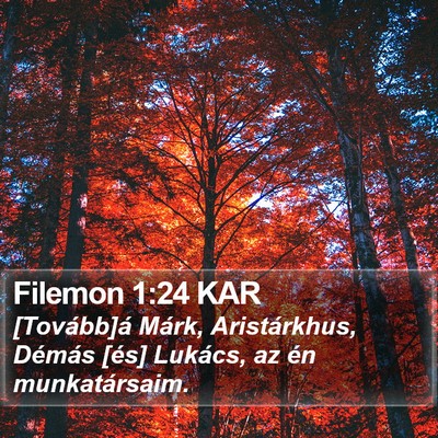 Filemon 1:24 KAR Bible Verse Image