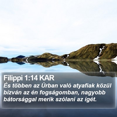 Filippi 1:14 KAR Bible Verse Image
