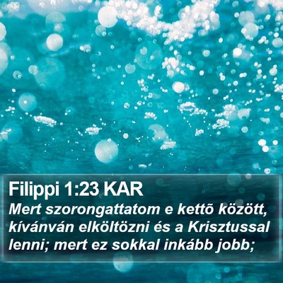 Filippi 1:23 KAR Bible Verse Image