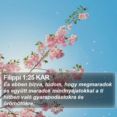 Filippi 1:25 KAR Bible Verse Image