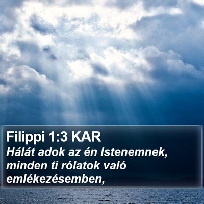 Filippi 1:3 KAR Bible Verse Image