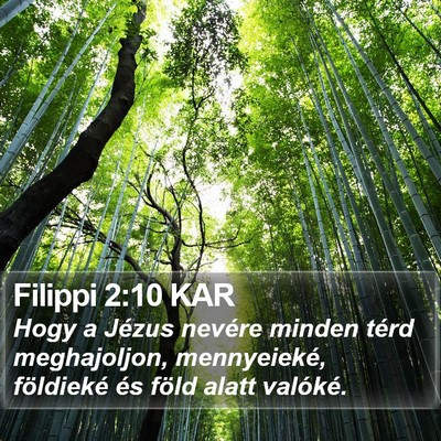 Filippi 2:10 KAR Bible Verse Image
