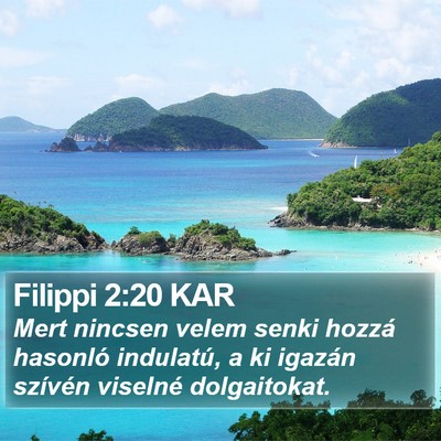 Filippi 2:20 KAR Bible Verse Image