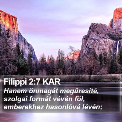 Filippi 2:7 KAR Bible Verse Image