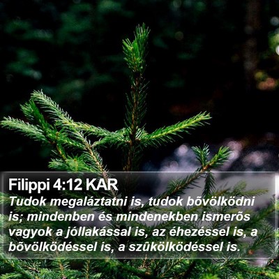 Filippi 4:12 KAR Bible Verse Image