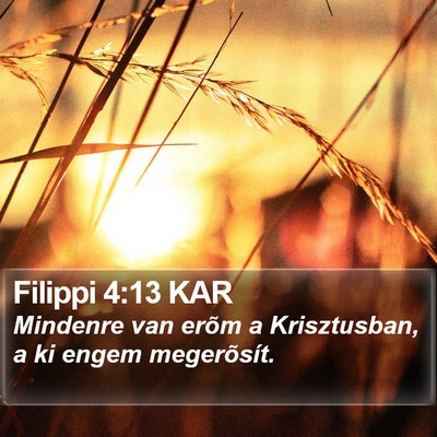 Filippi 4:13 KAR Bible Verse Image
