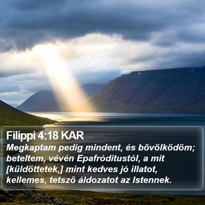 Filippi 4:18 KAR Bible Verse Image