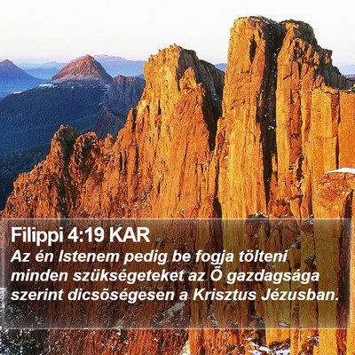 Filippi 4:19 KAR Bible Verse Image