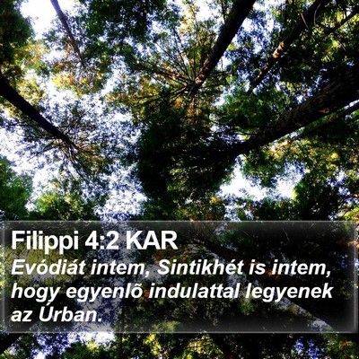 Filippi 4:2 KAR Bible Verse Image