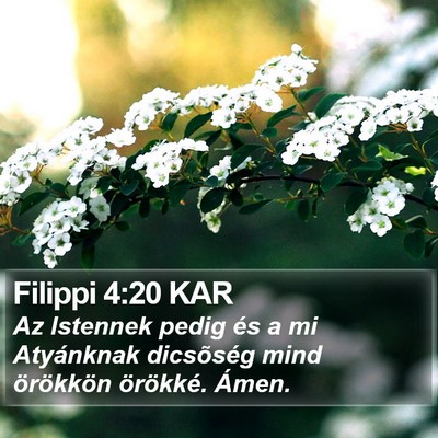 Filippi 4:20 KAR Bible Verse Image