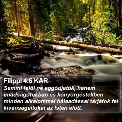 Filippi 4:6 KAR Bible Verse Image