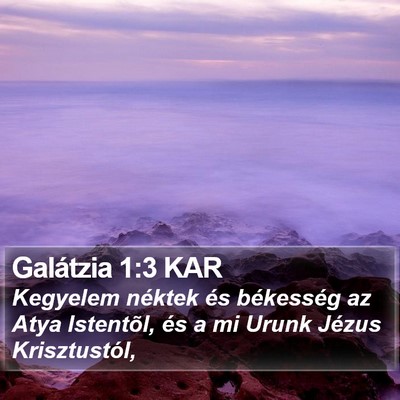 Galátzia 1:3 KAR Bible Verse Image
