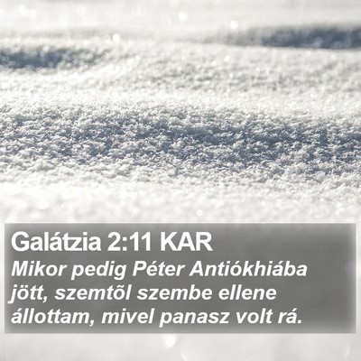 Galátzia 2:11 KAR Bible Verse Image