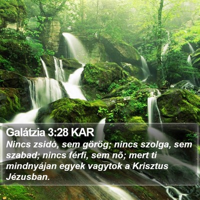 Galátzia 3:28 KAR Bible Verse Image
