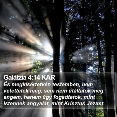 Galátzia 4:14 KAR Bible Verse Image