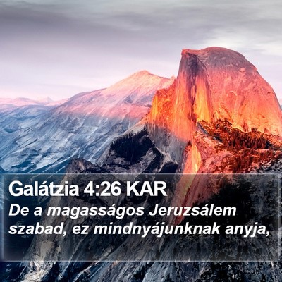 Galátzia 4:26 KAR Bible Verse Image