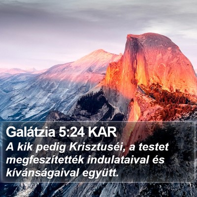 Galátzia 5:24 KAR Bible Verse Image