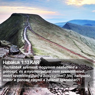 Habakuk 1:13 KAR Bible Verse Image