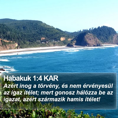 Habakuk 1:4 KAR Bible Verse Image