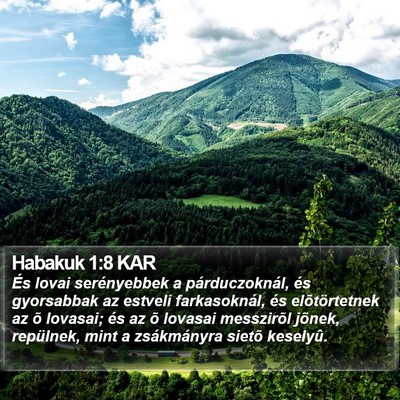 Habakuk 1:8 KAR Bible Verse Image