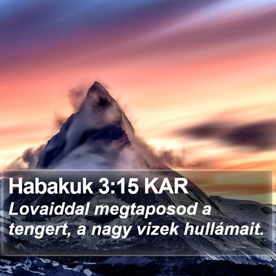 Habakuk 3:15 KAR Bible Verse Image