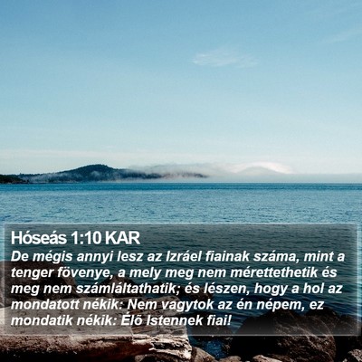Hóseás 1:10 KAR Bible Verse Image