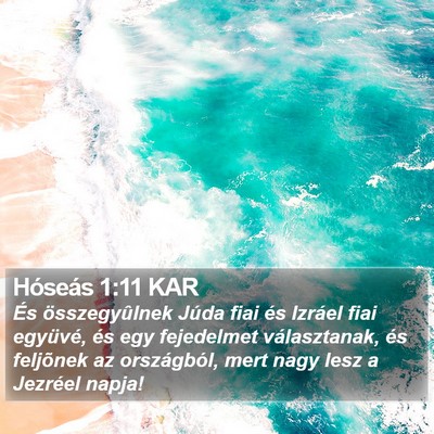Hóseás 1:11 KAR Bible Verse Image