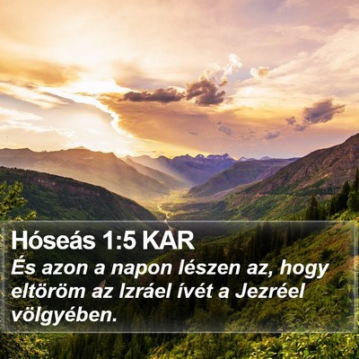 Hóseás 1:5 KAR Bible Verse Image