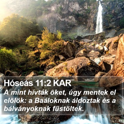 Hóseás 11:2 KAR Bible Verse Image