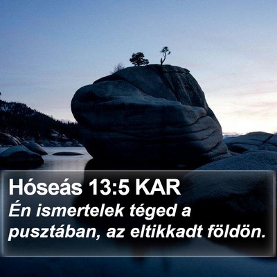 Hóseás 13:5 KAR Bible Verse Image