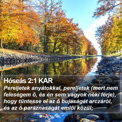 Hóseás 2:1 KAR Bible Verse Image