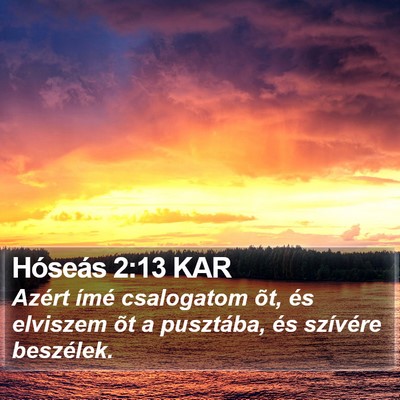 Hóseás 2:13 KAR Bible Verse Image