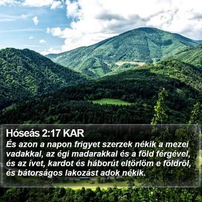 Hóseás 2:17 KAR Bible Verse Image