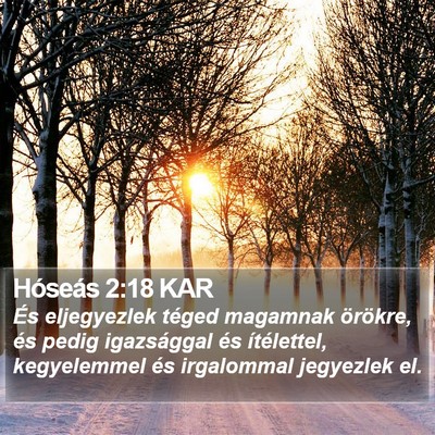 Hóseás 2:18 KAR Bible Verse Image