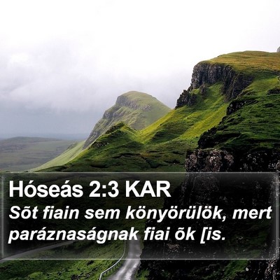 Hóseás 2:3 KAR Bible Verse Image