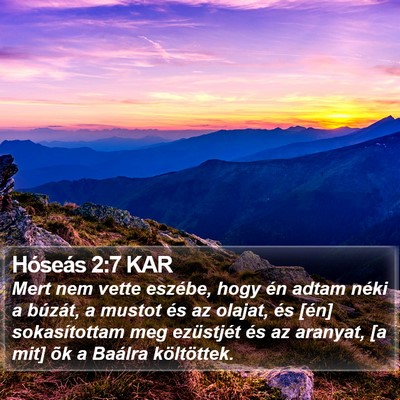 Hóseás 2:7 KAR Bible Verse Image