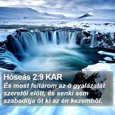 Hóseás 2:9 KAR Bible Verse Image