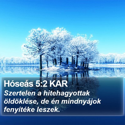 Hóseás 5:2 KAR Bible Verse Image