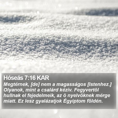 Hóseás 7:16 KAR Bible Verse Image