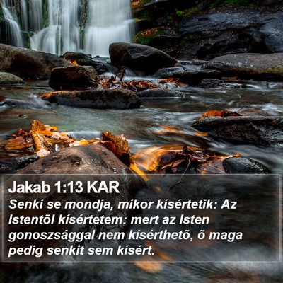 Jakab 1:13 KAR Bible Verse Image