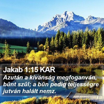 Jakab 1:15 KAR Bible Verse Image