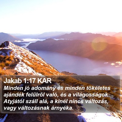 Jakab 1:17 KAR Bible Verse Image