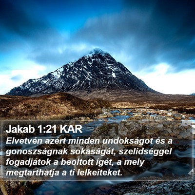 Jakab 1:21 KAR Bible Verse Image