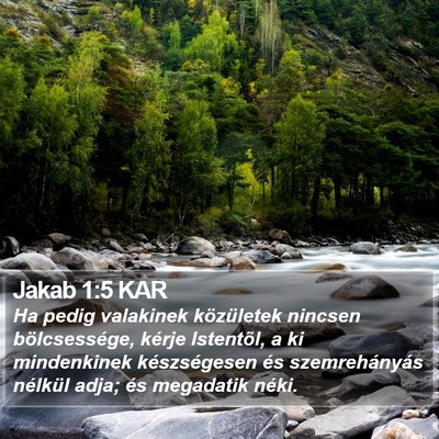 Jakab 1:5 KAR Bible Verse Image
