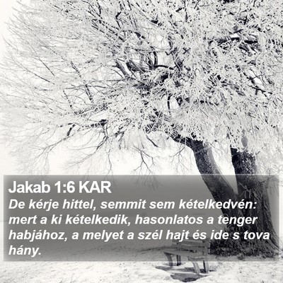 Jakab 1:6 KAR Bible Verse Image