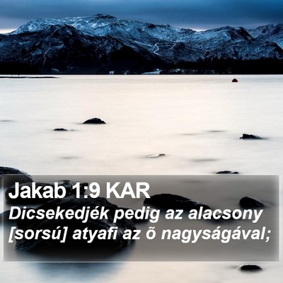 Jakab 1:9 KAR Bible Verse Image